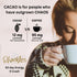 (33 Pure Raw Organic Cacao Powder | Premium Ceremonial Grade Cacao | Natural Source of Flavanols, Magnesium, Iron