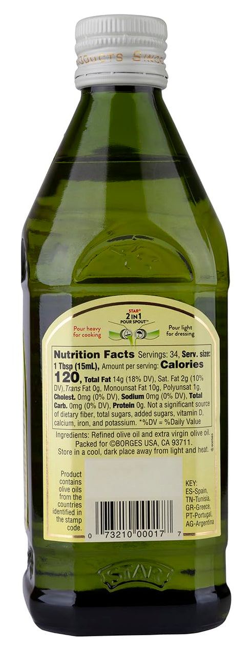 Star 16.9 OZ LIGHT TASTING OLIVE OIL