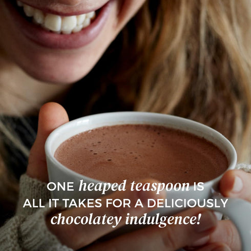 NOMU Hot Chocolate, 60% Cocoa, 33 Servings, No Sugar Added, 20 Calories, Keto-Friendly, High Protein