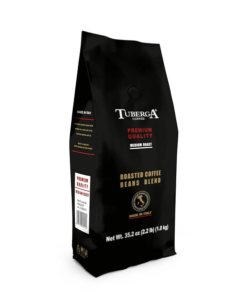 Tuberga Premium Quality, Whole Bean Coffee, Medium Roast, 2.2 Ib Bag, Original