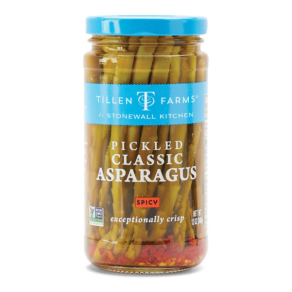 tillen farms Spicy Pickled Asparagus, 12 oz
