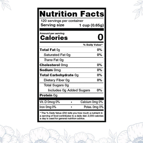 BLUE TEA - Butterfly Pea Flower Tea, 30 Count Plant Based Tea Bag, Antioxidant Rich Herbal Tea, Caffeine Free