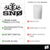 1lb SNO Pure Birch Xylitol Sweetener - Resealable Bag | Low Calorie, Non-GMO, Gluten-Free, Vegan, Kosher | Paleo