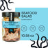 10.58 oz, Packed Renna, Seafood Salad, Fresh in Italy - Italian Delicacy with Squid, Octopus, Cuttlefish, Shrimp