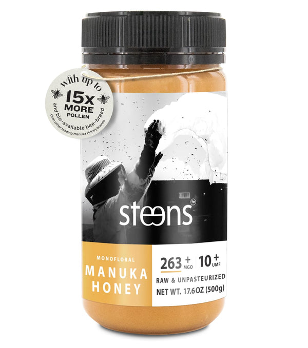 Steens Manuka Honey - MGO 263+ - Pure & Raw 100% Certified