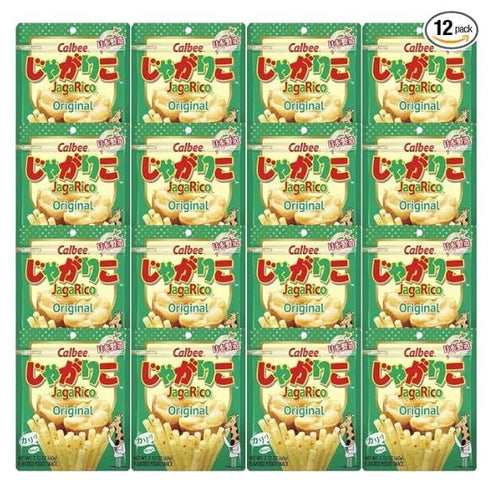 Calbee JagaRico Original Salad Potato Snack 2.12 oz (Pack of 12)