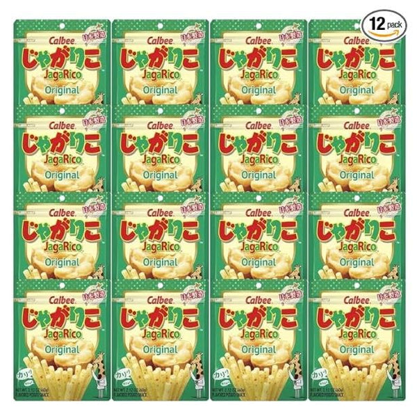 Calbee JagaRico Original Salad Potato Snack 2.12 oz (Pack of 12)