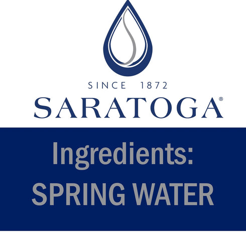 16 Oz (Pack 24) Saratoga Still Spring Water Bottle PET