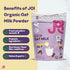 8 Instant Organic Oat Milk Powder Pouch by JOI - Makes Quarts - Vegan, Kosher, Shelf-Stable, and Gluten-Free - Use