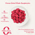 Fraunitsh 1.4oz (1.4oz/ 40g) Freeze-Dried Raspberries | Natural Raspberries | Crunchy Raspberry Fruit Snacks | No Sugar