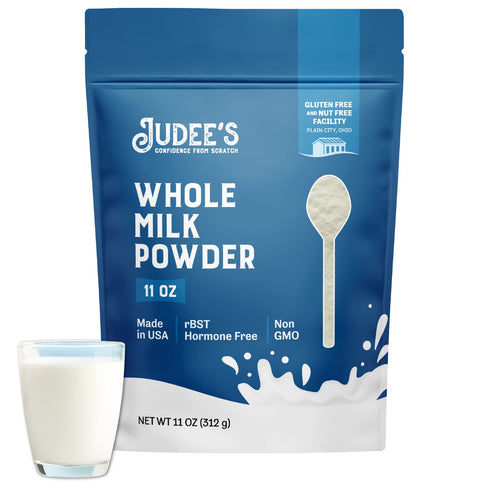 Judee's Gluten Free Whole Milk Powder - Creamy Instant Milk Powder for