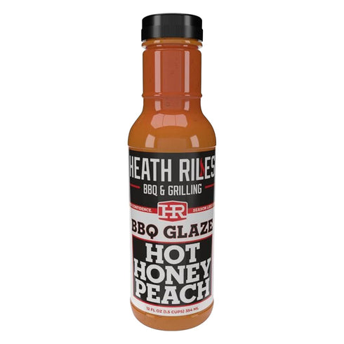Heath Riles BBQ Hot Honey Peach BBQ Glaze Sweet & Spicy Peach