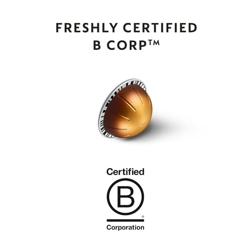 30-Count 2.7 oz. Nespresso Capsules Vertuo, Double Espresso Dolce, Espresso Pods, Brews