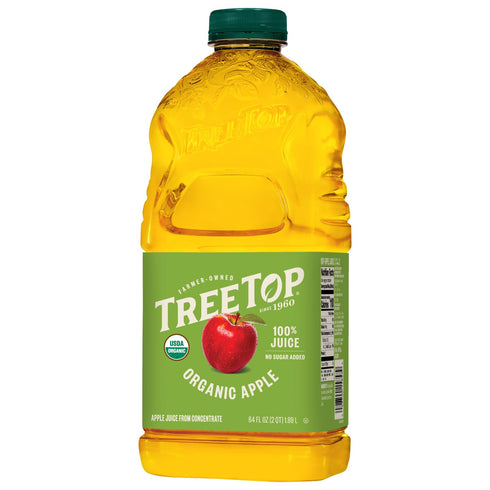 64 Oz (Pack 1) Tree Top Organic Apple Juice, Fl