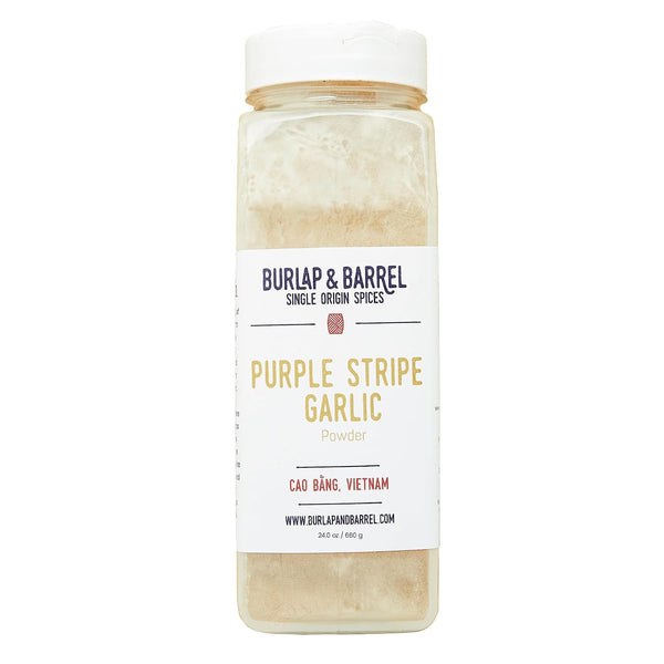 Burlap & Barrel Purple Stripe Garlic - Alternative to Fresh Granulated Garlic