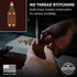 2 oz. Hot Sauce Holster - Full Grain Leather Belt Holder - Solid Brass Snap - Convenient Slip-On Hot Sauce Bottle