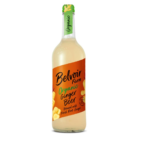 BELVOIR FRUIT FARMS Belvoir 100% Organic Ginger Beer Presse, 25.4 Ounce | Organic Spicy Ginger