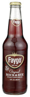 Faygo original Rock & Rye flavored cream cola, 12-fl. oz. glass bottle
