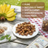 (12.6 OZ) Organic Sun Dried Bananas Diced Fruit Pieces - Healthy Thai Natural Fruit Snacks - Soft and Chewy - No Sugar
