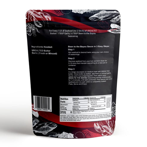 (8 oz) Been to the Bayou Original Cajun Seafood Boil Seasoning Mix Authentic Louisiana Spice Blend for Shrimp Crab