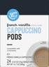2.0 24 Count, 12.7 Happy Belly Cappuccino Coffee Pods Light Roast Compatible with K-Cup Brewers, French Vanilla