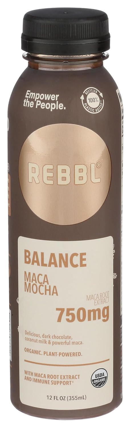 REBBL Organic Maca Mocha Elixir, 12 FZ