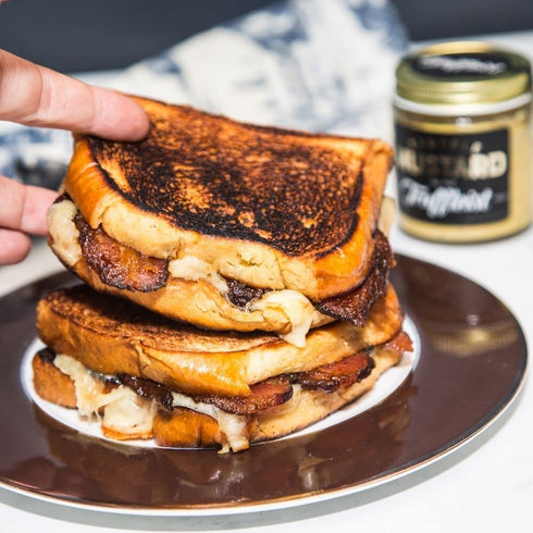 4 oz The Truffleist Truffle Mustard Infused with Real Black Truffles Italian Truffle Mustard Spread for Burgers