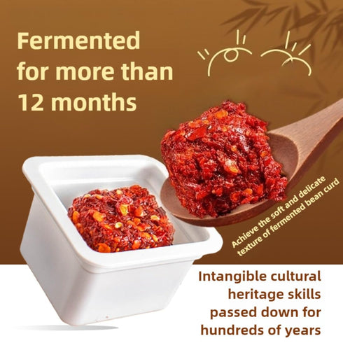 20pcs Packs Sichuan Chongqing Specialty Handmade Spicy Fermented Tofu | Individual Small | Ready-to-Eat Preserved Tofu