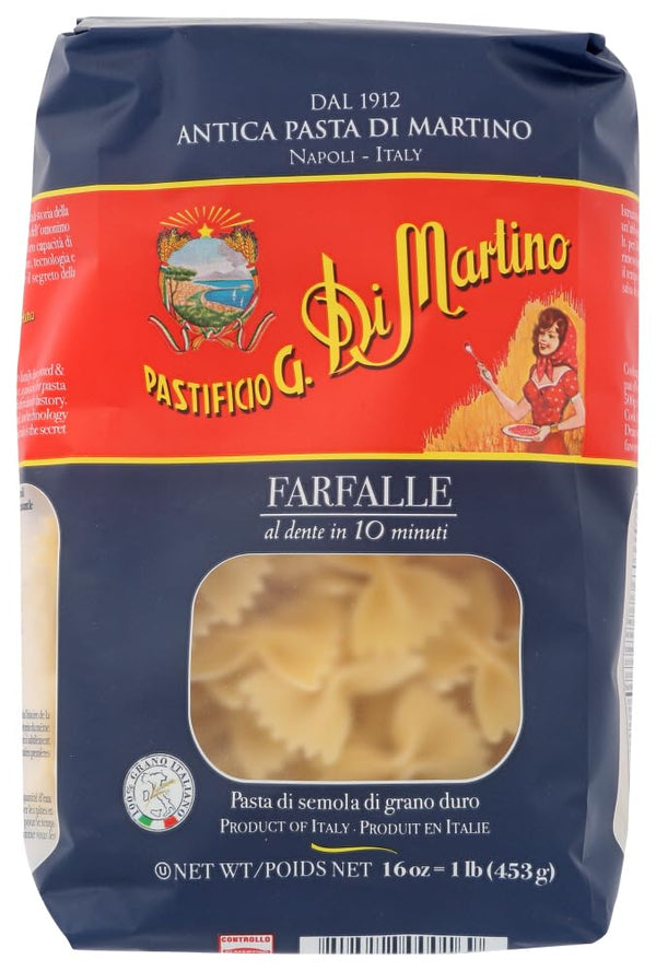 Di Martino - FARFALLE "Bow Tie" Pasta - Pack 6 x 1