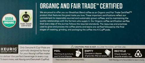 KIRKLAND 50 Count Breakfast Blend Single-cup Coffee for Keurig K-cup Brewers