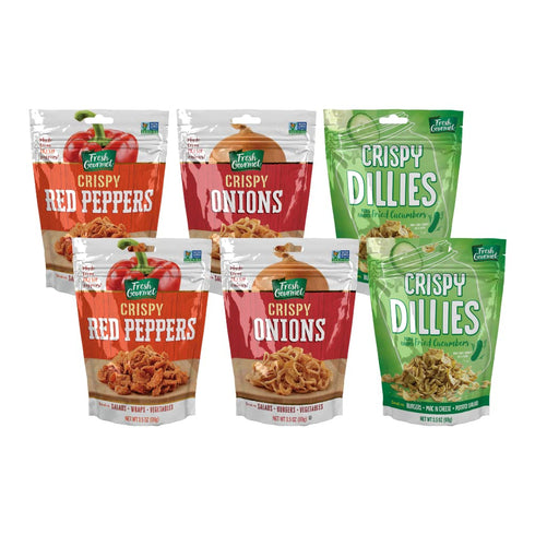 Fresh Gourmet Variety, 2 Fresh Gourmet Lightly Salted Crispy Onions, 3.5 OZ,