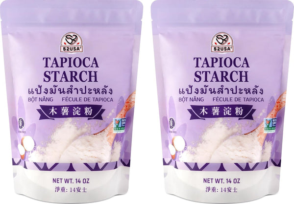 52USA Tapioca Starch, 2 Pack (28oz Total) | Tapioca Flour from Cassava