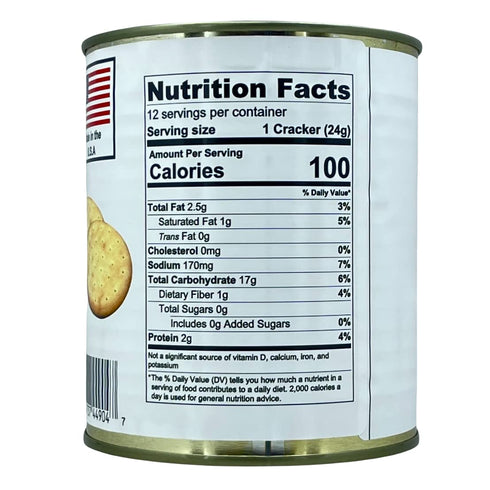 30-Year #2.5 12 Pack 1 Future Essentials Sailor Pilot Bread Survival Crackers Shelf Life Ready to Eat Hardtack Biscuits