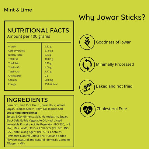 SnackAmor 3 (Pack 6 300G) Tea Time Healthy Snacks Goodness Of Jowar & Quinoa Minimally Processed Jowar Sticks