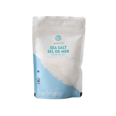MARPHYL Organic Sea Salt Flakes, White, 5.3 oz.