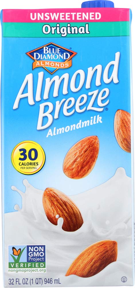 Blue Diamond Growers - Almond Breeze Almond Milk Unsweetened Original - 32