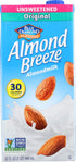 Blue Diamond Growers - Almond Breeze Almond Milk Unsweetened Original - 32