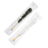 24 Black and White Rock Candy Sugar Sticks - Individually Wrapped Candy - Black Cherry & Original Sugar Flavored