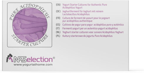 Pack 12 Yogurt(12) Yogurt Starter Cultures - of Freeze-Dried Culture Sachets for Pure Acidophilus