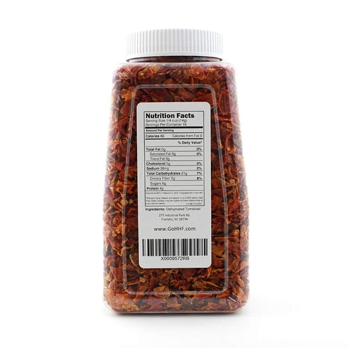 (8 oz, Harmony House Foods Dried Tomato Dices Quart Size Jar) for Cooking, Camping, Emergency Supply, and More