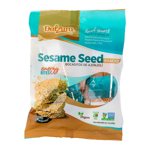Dulzura Sesame Seed Snacks - Crunchy Snack Crackers, 3 oz (Pack of 1)