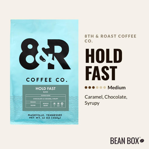 8th 12 Hold Fast - Roasted by & Roast Coffee Co. - Whole Bean Coffee - Ounce Bag