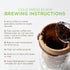 3 Tiny Footprint Coffee - Organic Cold Press Elixir Cold Brew | Blend of Light & Dark Roasts, Whole Bean Coffee | Fair
