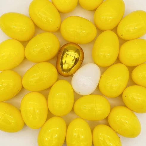 GCQJOQ Easter Eggs Plastic Fillable Easter Eggs Bulk for Easter Theme Party