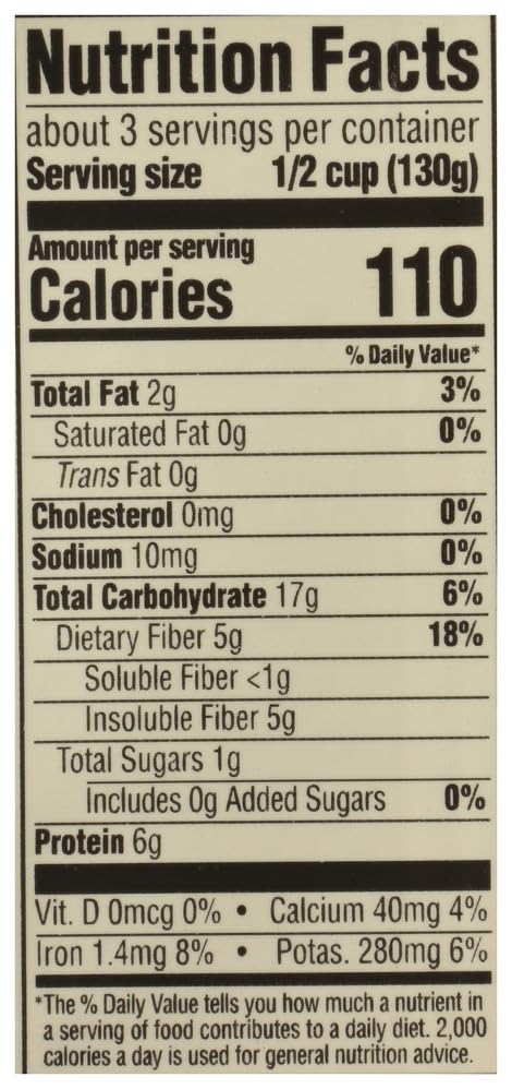 365 13.4 (Pack 6) by Whole Foods Market, Organic Unsalted Garbanzo Beans, Ounce