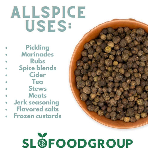 16 oz Slofoodgroup Allspice Berries Whole for Cooking, Pimento Berries from Guatamela