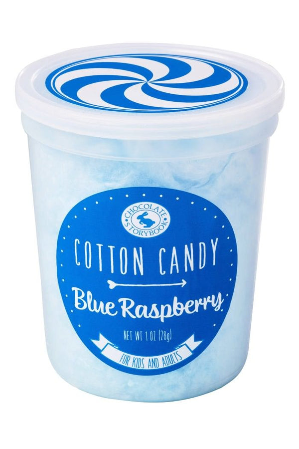 Blue Raspberry Gourmet Flavored Cotton Candy – Unique Holiday, Birthday, Gag Gifts, Party Favors