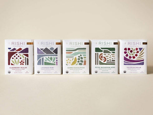 Rishi Turmeric Ginger Tea, Organic Herbal Tea Sachet Bags, Caffeine-Free, 15 Count (Pack of 2)