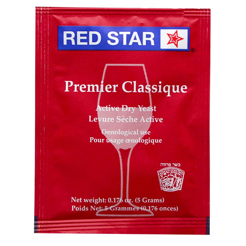 Red Star Premier Classique Wine Yeast for Wine Making x10, Formerly Montrachet