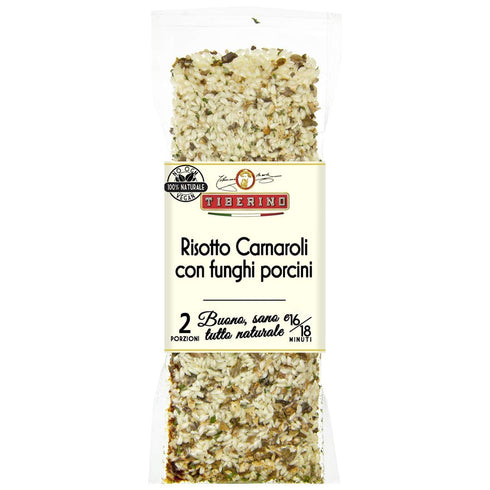 Tiberino 's Real Italian Meals - Risotto with Porcini Mushroom, 7 oz, Imported
